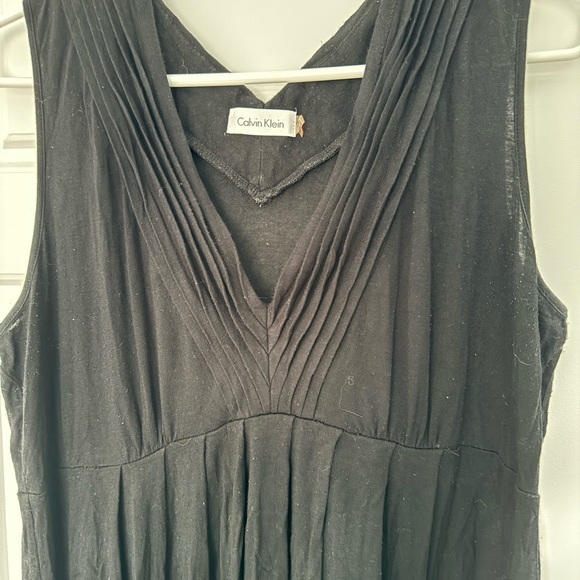 Calvin Klein sz 14 Black Sleeveless Dress - Picture 4 of 7
